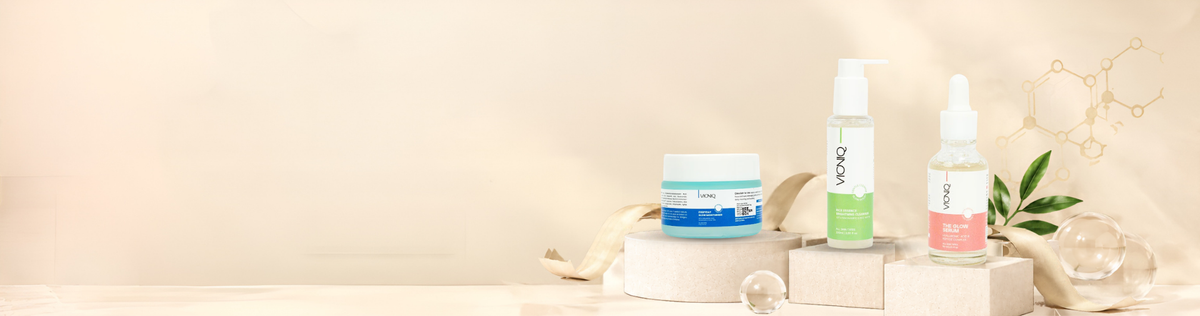 Skincare model